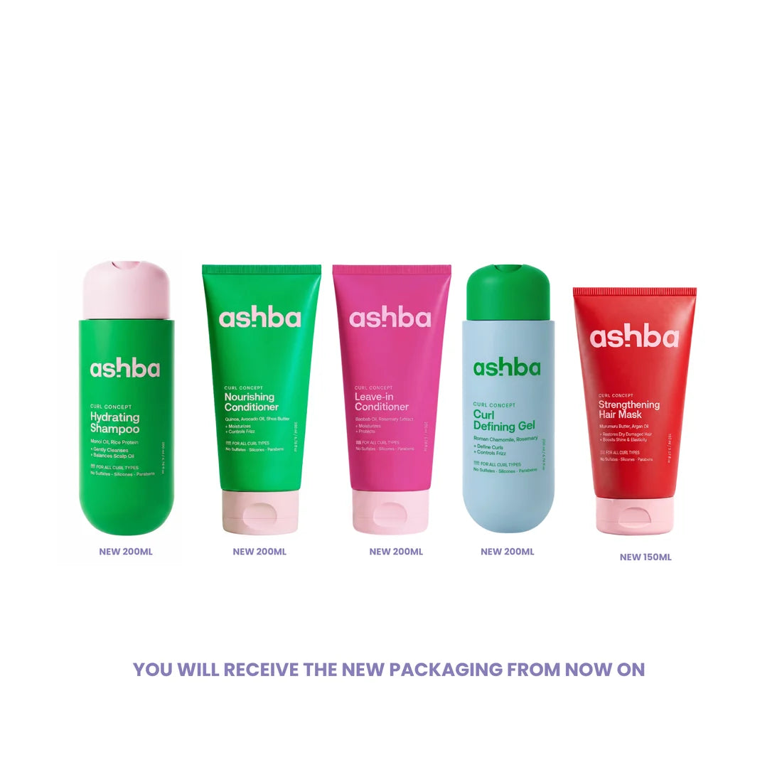 Ashba Botanics Complete Curl Starter Kit - Beginner Friendly