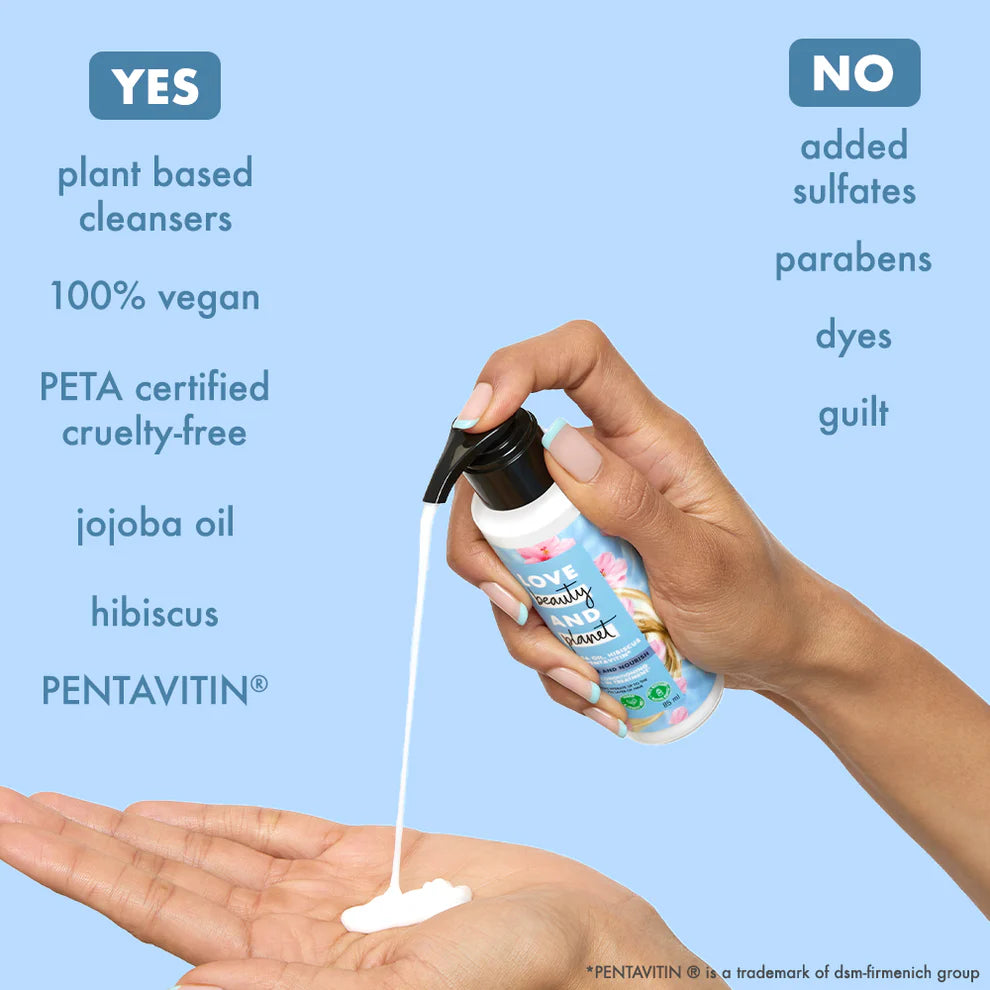 Love Beauty And Planet Hydrate & Nourish Pentavitin & hibiscus Leave in Conditioner - photo 5