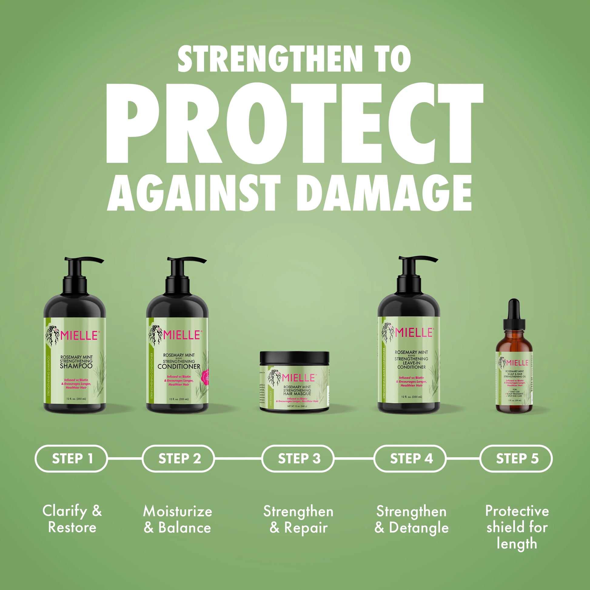 Mielle Rosemary Mint Scalp and Hair Oil - photo 3