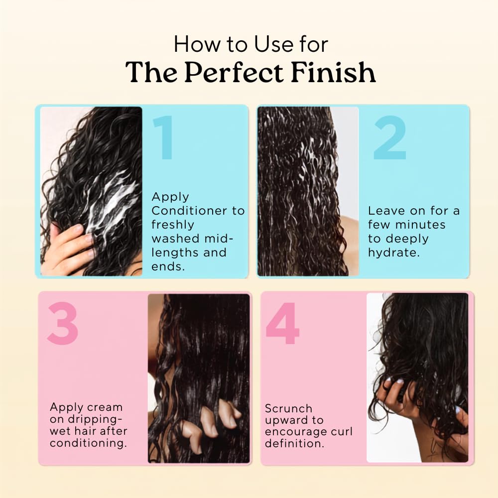 The Curl Co Curl Conditioner and Curl Cream Bundle