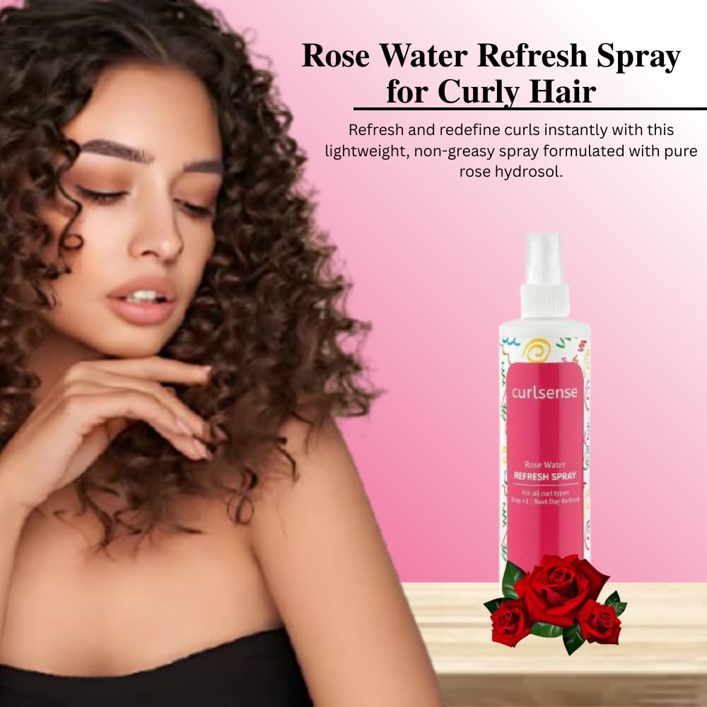 Curlsense Rose Water Refresh Spray - photo 6