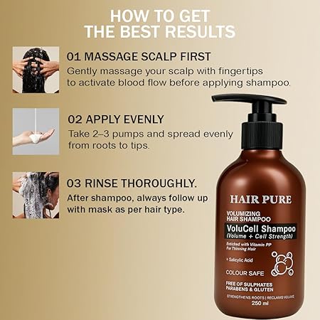 Hair Pure Volumizing VoluCell Shampoo - photo 3