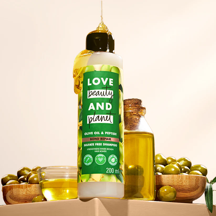 Love Beauty & Planet Olive Oil & Peptide Bond Repair Shampoo