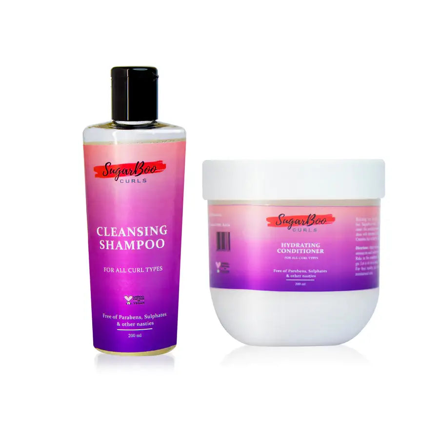 SugarBoo Curls Shampoo & Hydrating Conditioner Set - photo 2