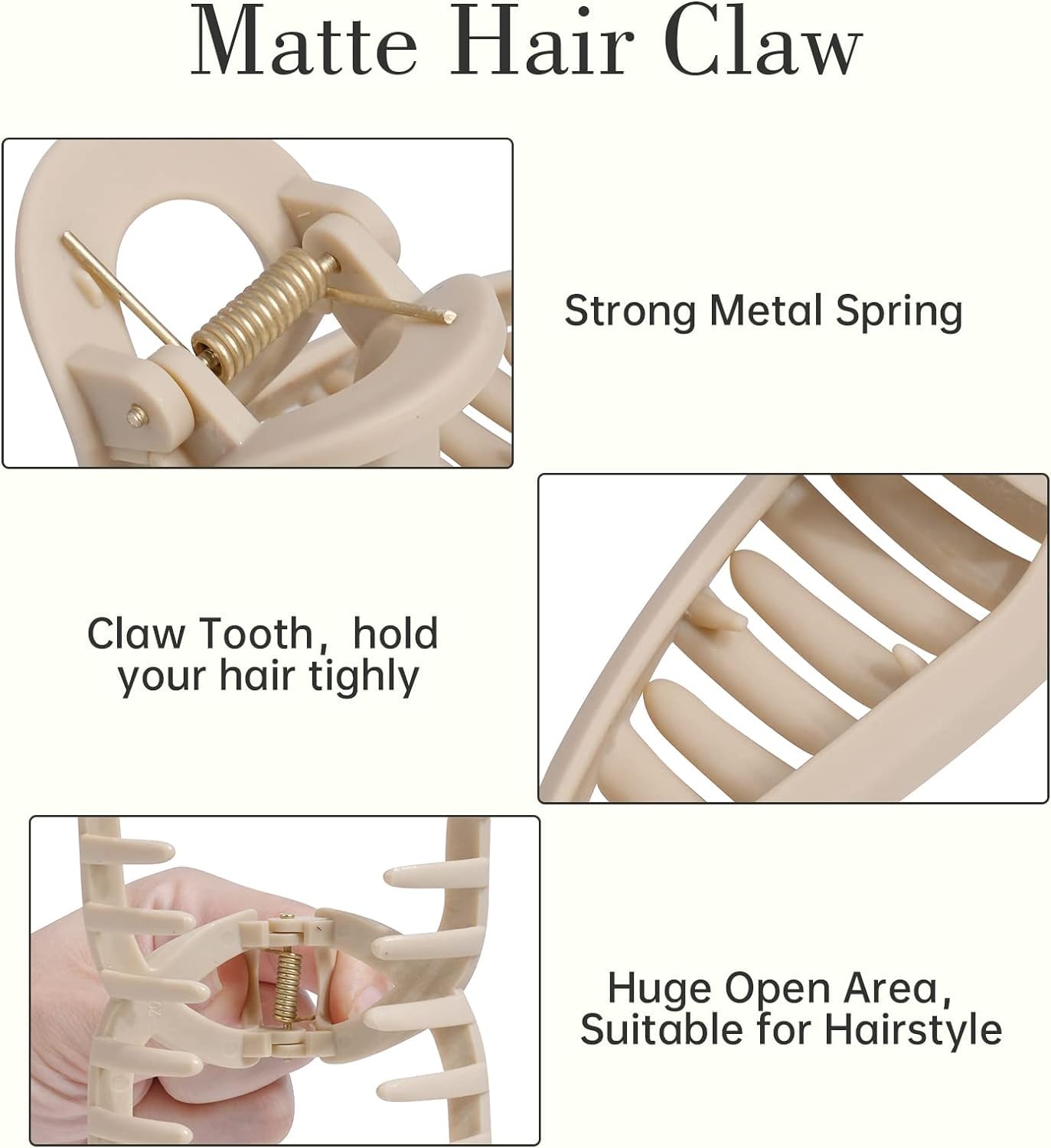 Curl Basics Hair claw Clutcher Pack Of 5 - photo 6