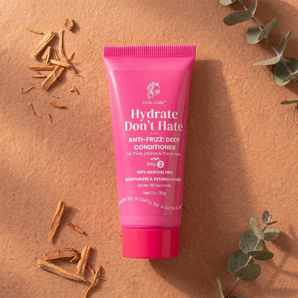 Curl Care Hydrate Don't Hate Anti Frizz Deep Conditioner