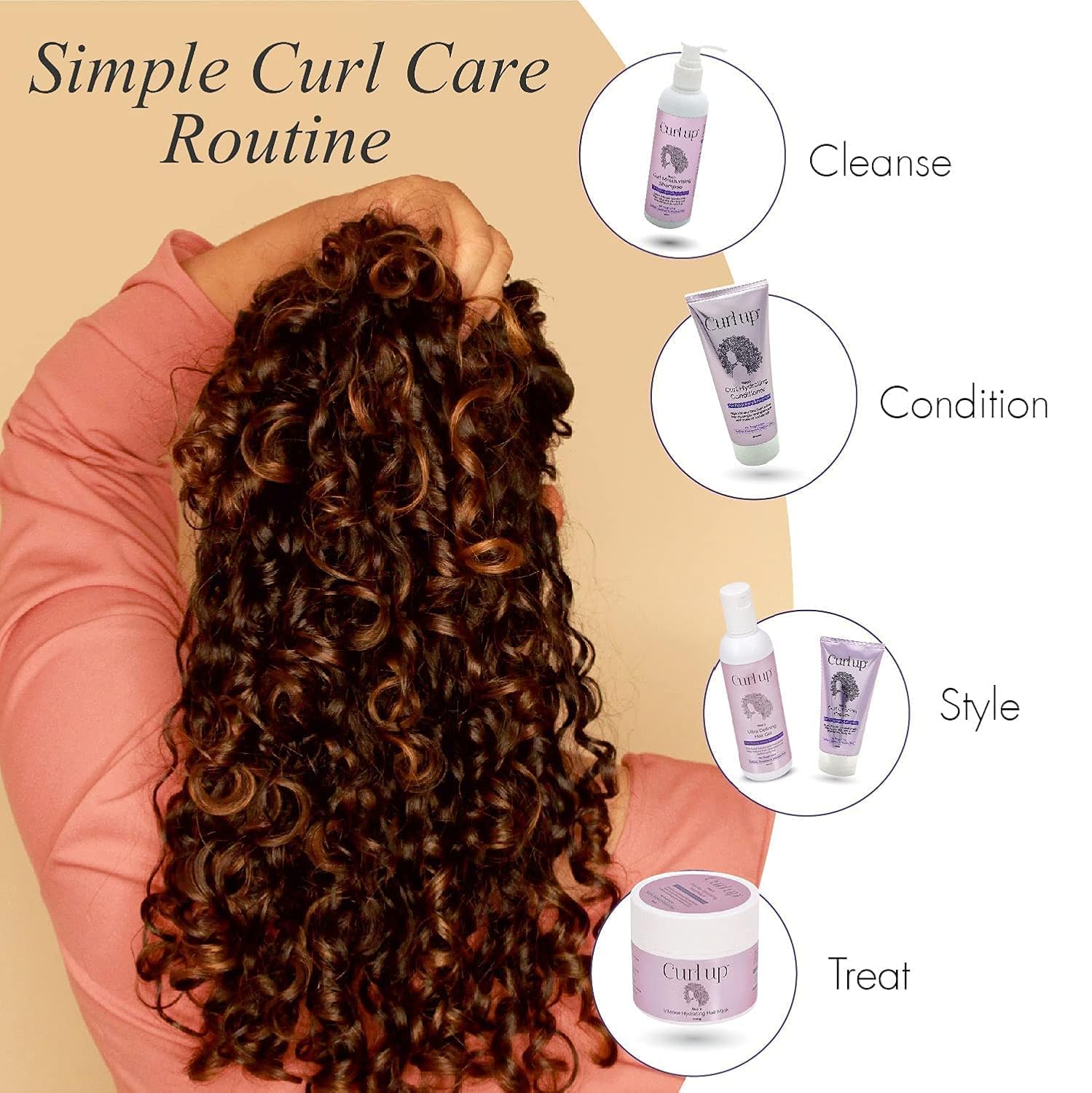 Curl Up Hair Styling Curl Defining Cream & Ultra Defining Hair Gel Combo - photo 6