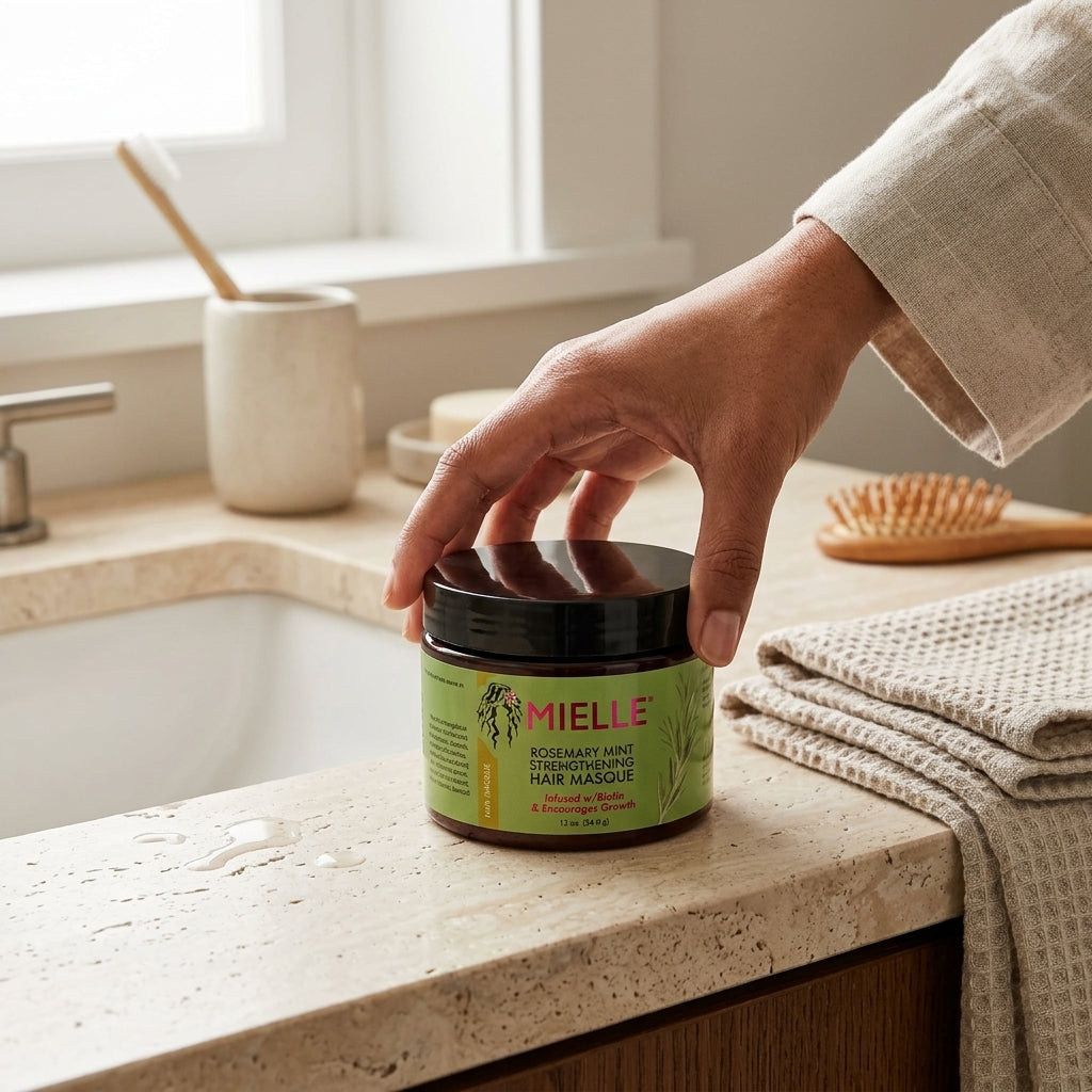 Mielle Organics Rosemary Mint Strengthening Hair Masque - photo 5