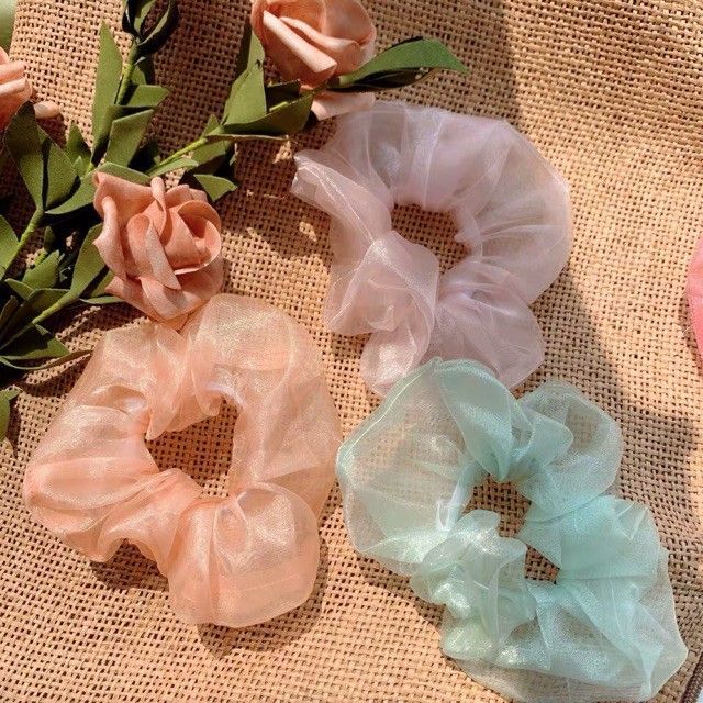 Curl Basics Fluffy Organza Scrunchies - photo 2
