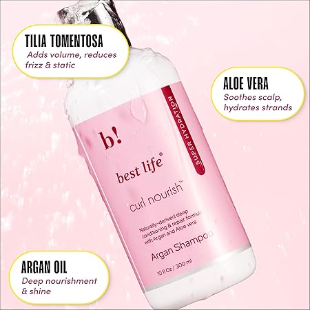 Best Life Curl Nourish Argan Shampoo - photo 3