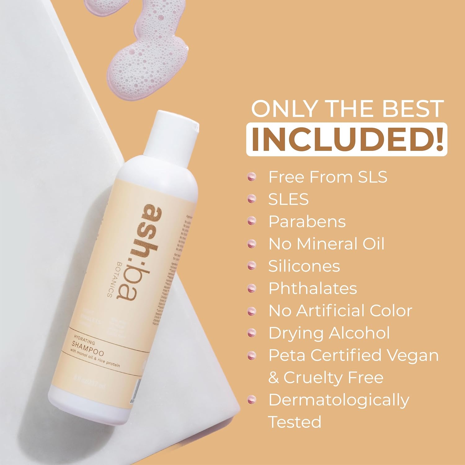 Ashba Botanics Right Ringlets® Hydrating Shampoo