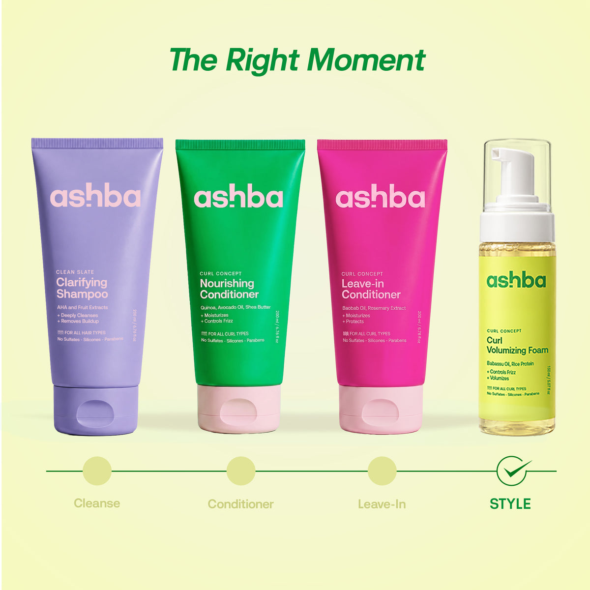 Ashba Botanics Curl Volumizing Foam
