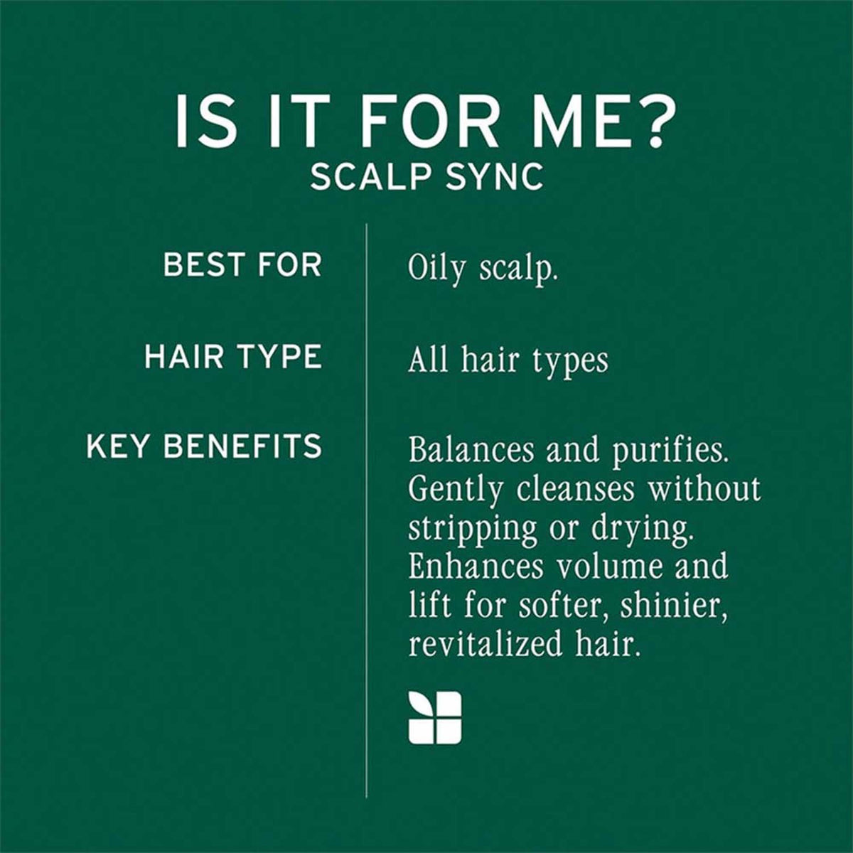 Biolage Professional Scalp Sync Clarifying Shampoo