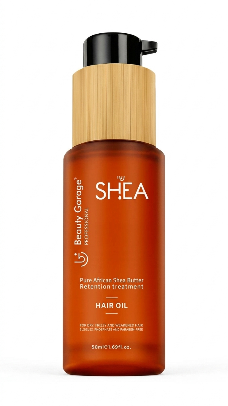 Beauty Garage Pure African Shea Butter Retention Treatment Hair Oil - 50 ml