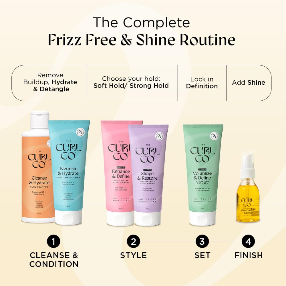 The Curl Co Curl Conditioner and Curl Cream Bundle