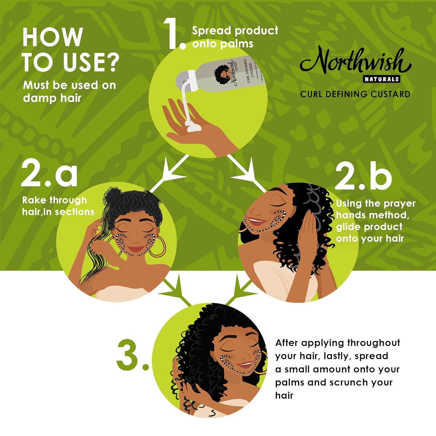 Northwish Naturals Curl Defining Custard - photo 3
