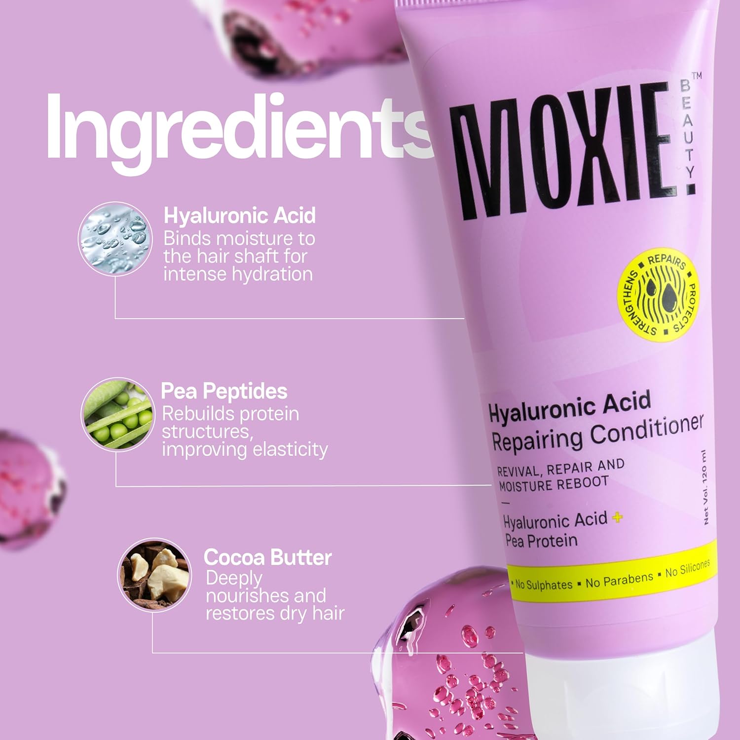 Moxie Beauty Hyaluronic Acid Repairing Conditioner - photo 2