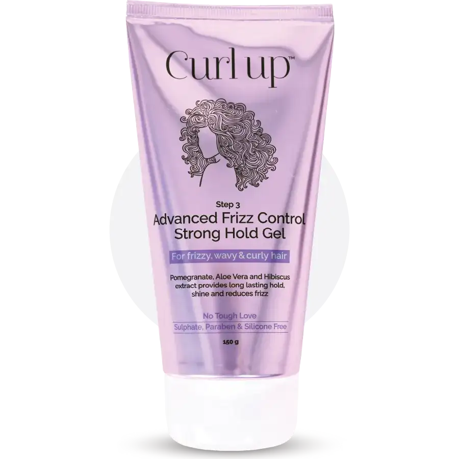 Curl Up Advanced Frizz Control Strong Hold Gel - 150_GM