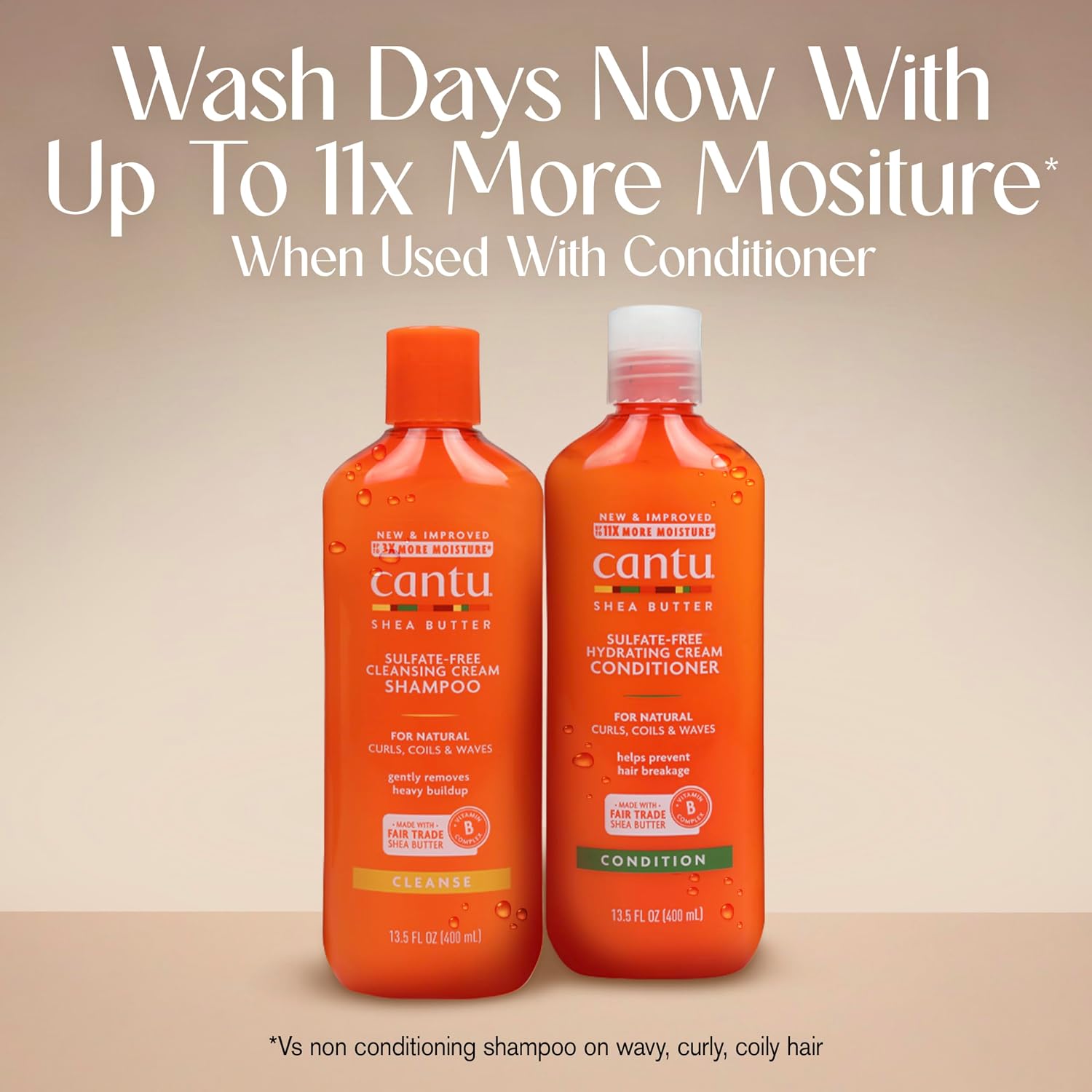 Cantu Shea Butter Sulfate-Free Cleansing Cream Shampoo