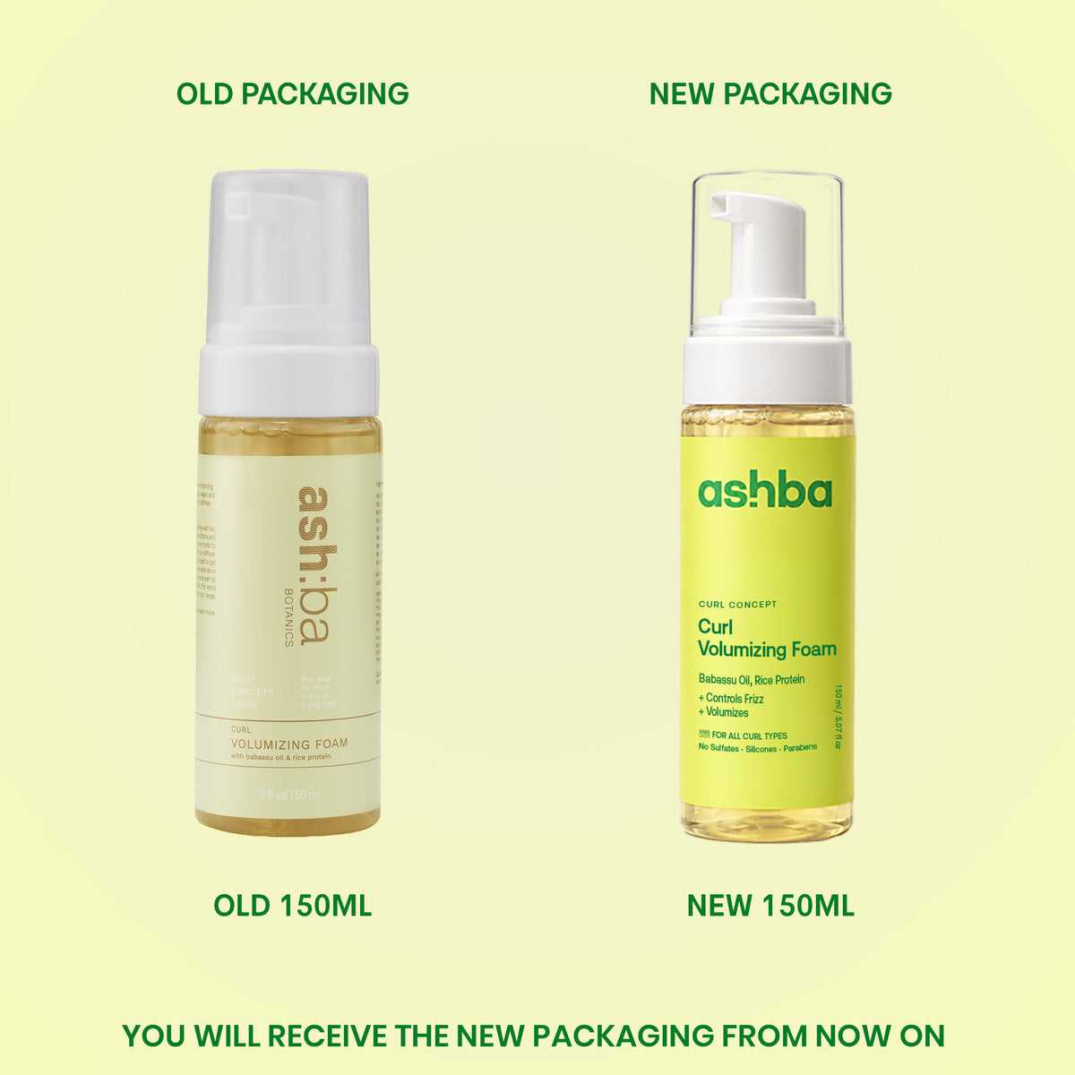 Ashba Botanics Curl Volumizing Foam