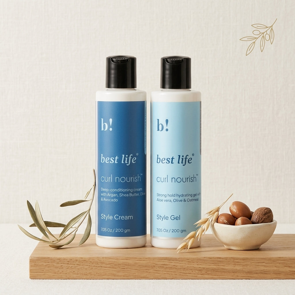 Curl Nourish- Hydrating Style Hair Cream & Hair Gel Set - photo 2