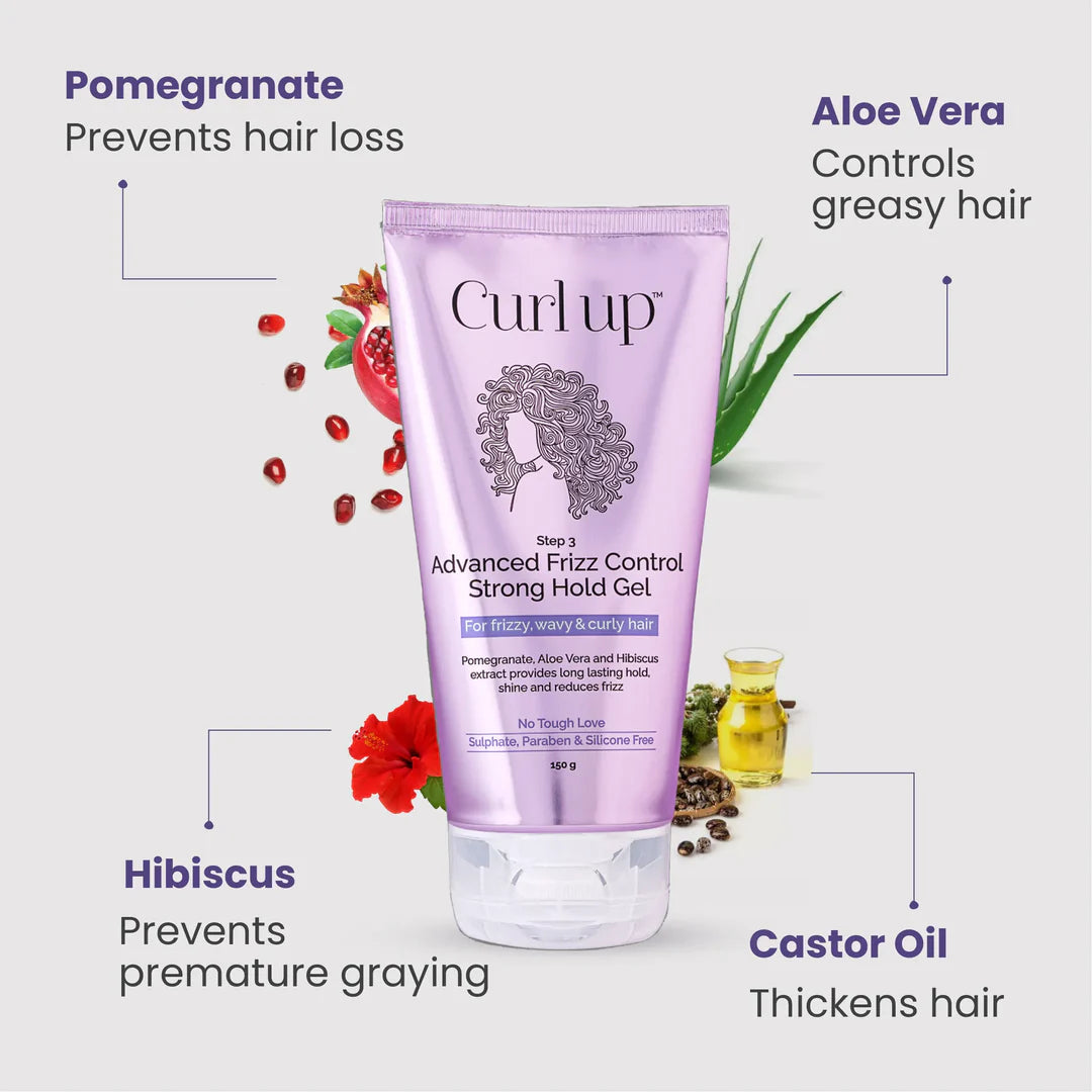 Curl Up Advanced Frizz Control Strong Hold Gel - photo 3