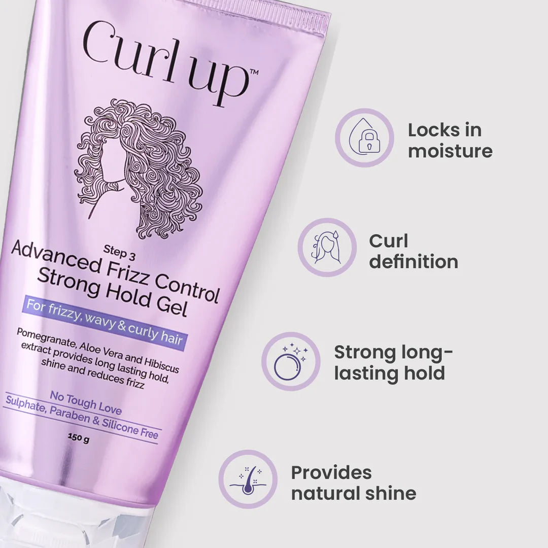 Curl Up Advanced Frizz Control Strong Hold Gel - photo 4