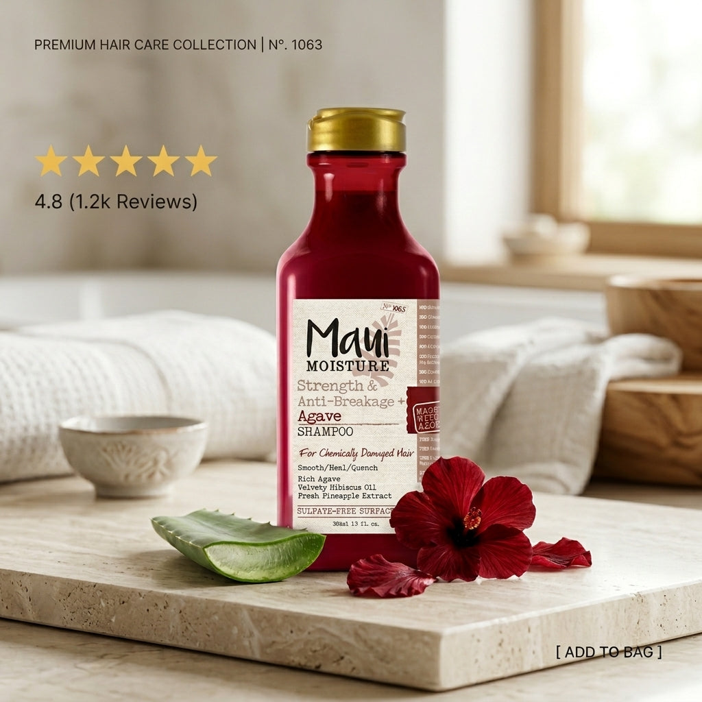 Maui Moisture Agave Strength & Anti-Breakage Nourishing Shampoo - photo 2