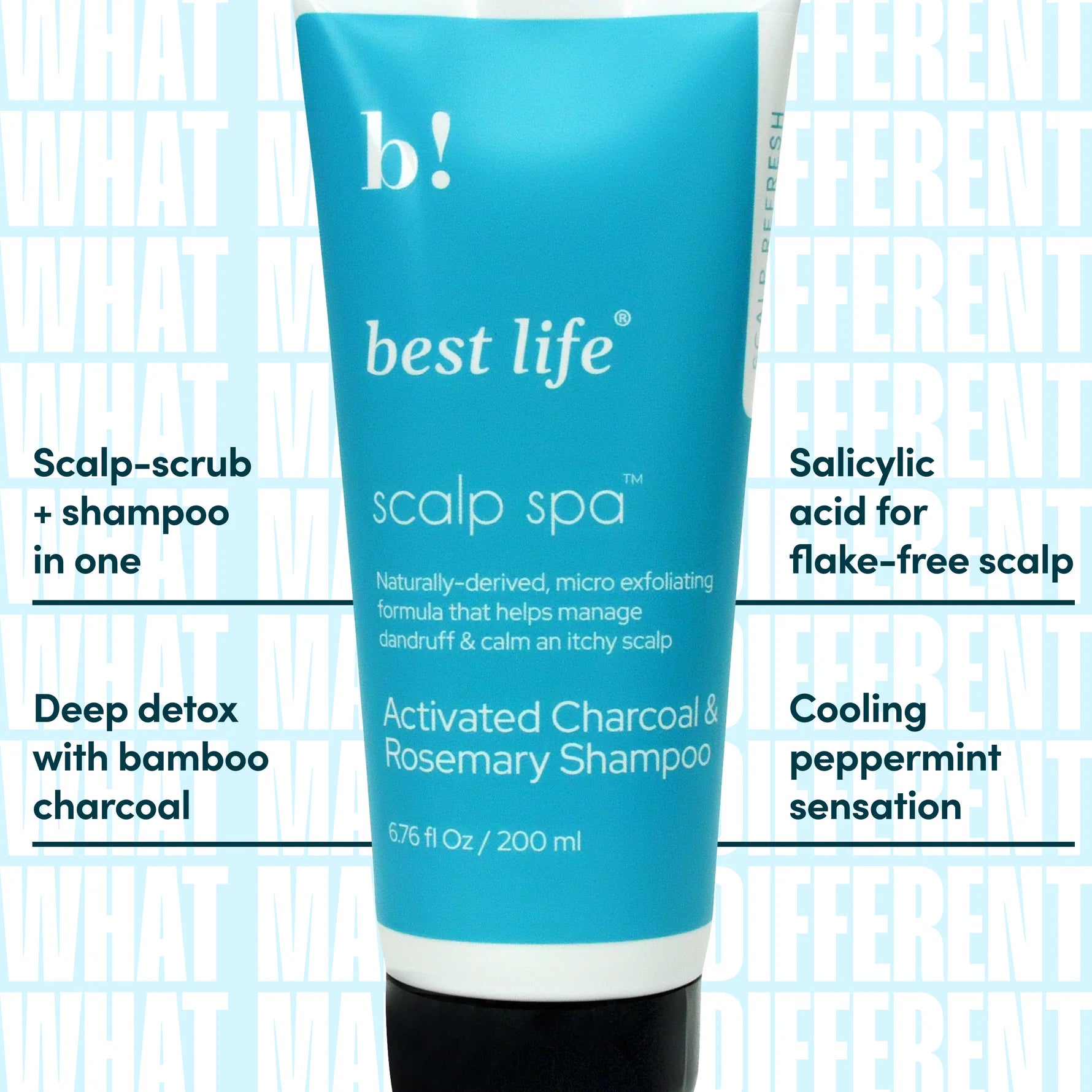 Charcoal Rosemary Shampoo (Anti-dandruff Scalp Scrub) - photo 3