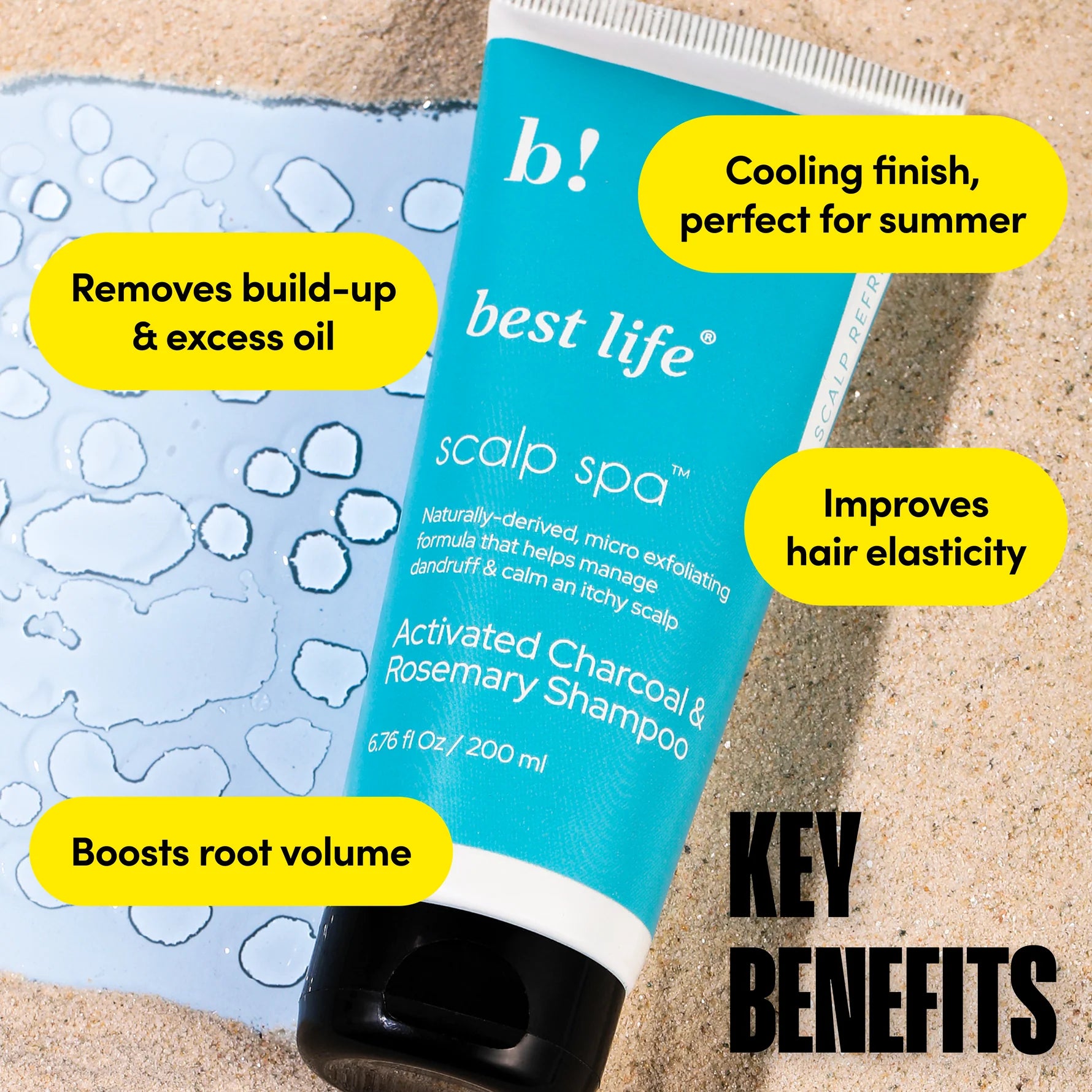 Charcoal Rosemary Shampoo (Anti-dandruff Scalp Scrub) - photo 6