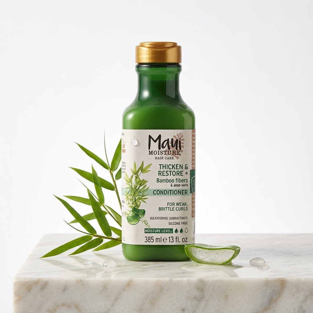 Maui Moisture Thicken & Restore Bamboo Fiber Conditioner - photo 2