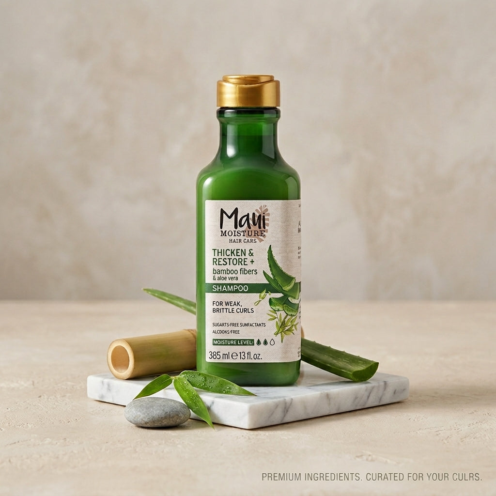 Maui Moisture Thicken & Restore Bamboo Fiber Shampoo - photo 2