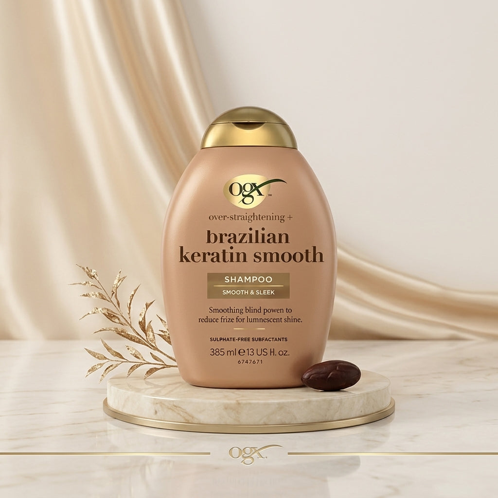 OGX Ever-Straightening Brazilian Keratin Smooth Shampoo - 385_ML