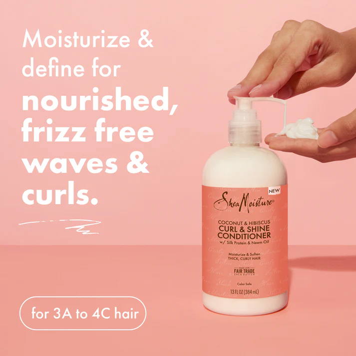 Shea Moisture Coconut & Hibiscus Curl & Shine Conditioner - photo 5