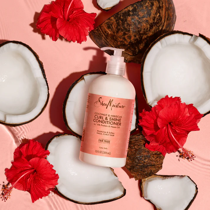 Shea Moisture Coconut & Hibiscus Curl & Shine Conditioner - photo 3