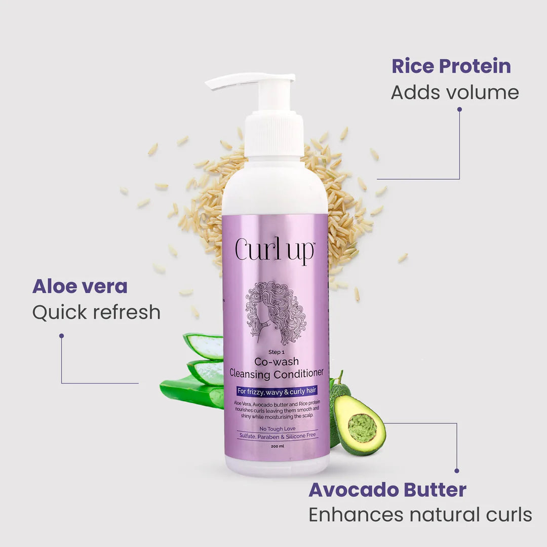 Curl Up Co-Wash Cleansing Conditioner - photo 4