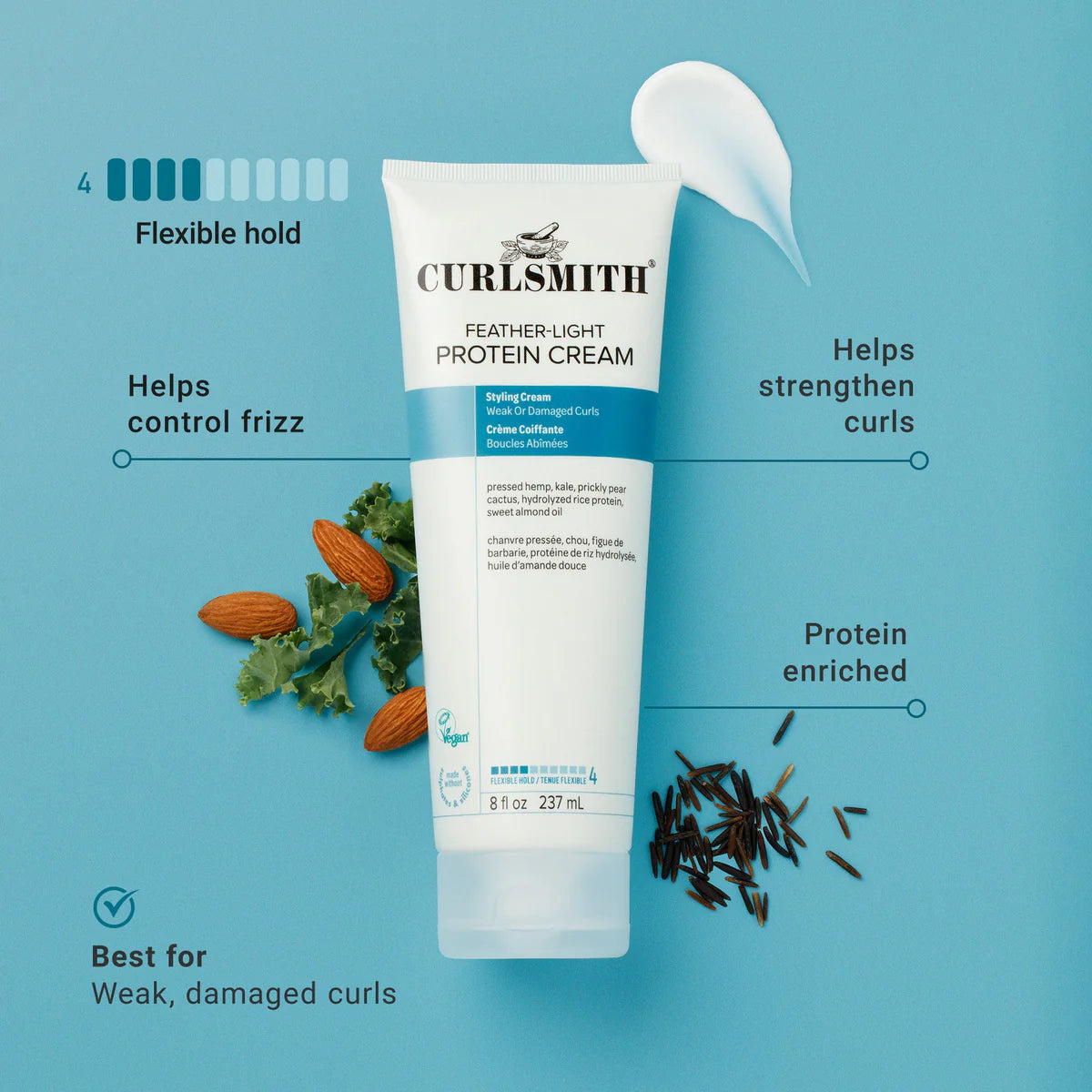 Curlsmith Feather Light Protein Cream - photo 3