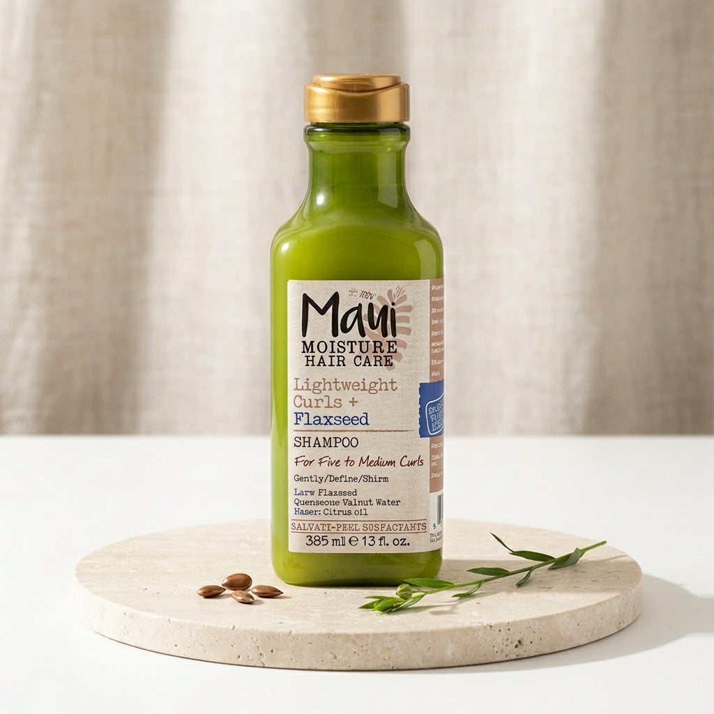 Maui Moisture Hair Care Light Weight Curls Flax Seed Shampoo