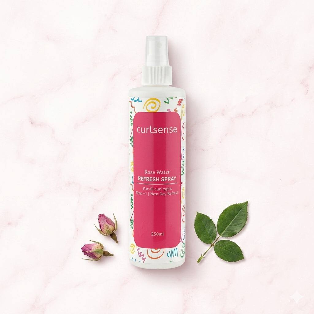 Curlsense Rose Water Refresh Spray