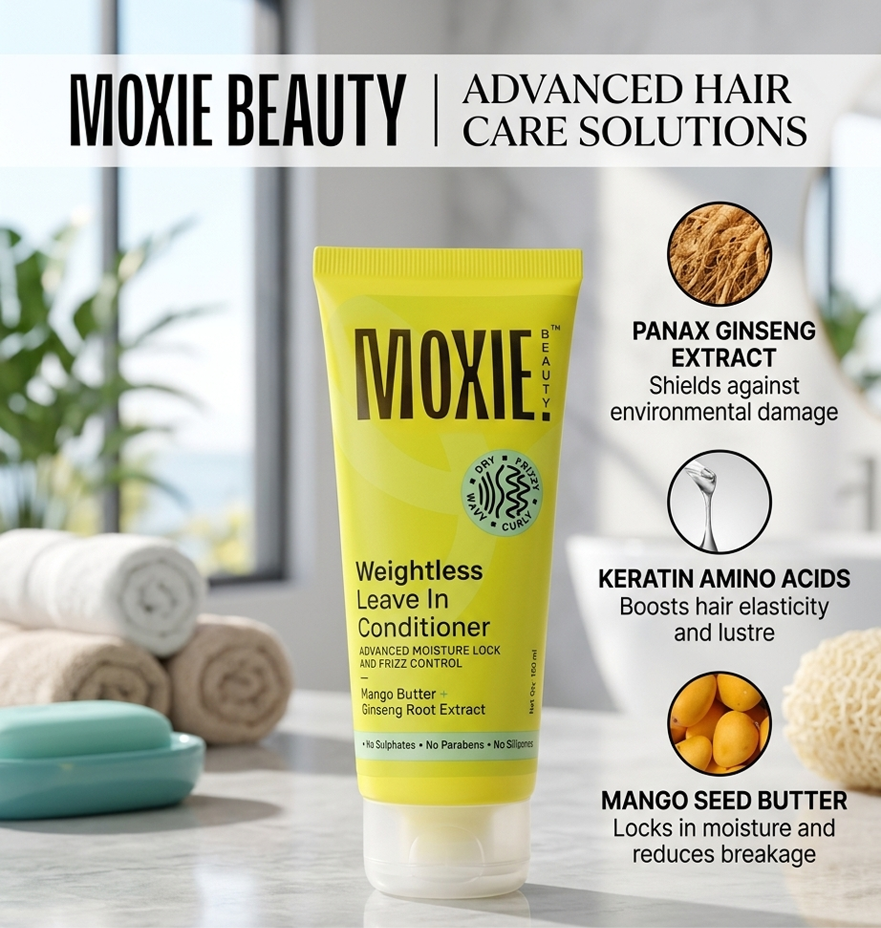 Moxie Beauty Weightless Leave In Conditioner - photo 3