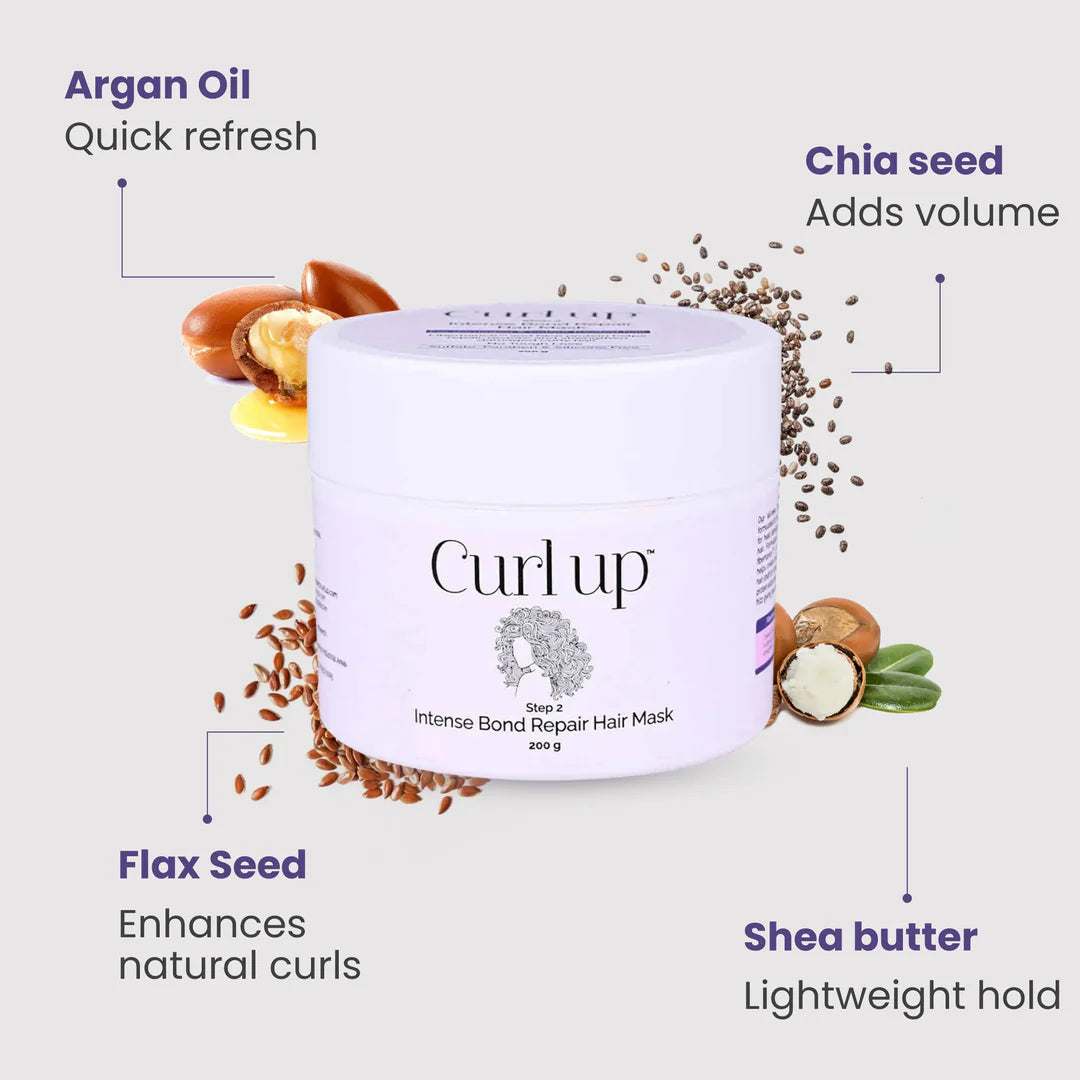 Curl Up Intense Bond Repair Hair Mask - photo 3