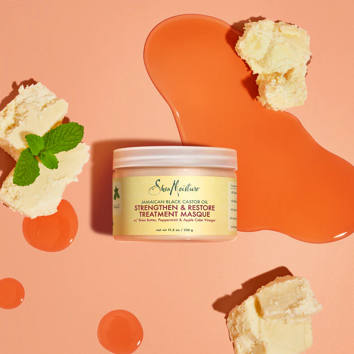 Shea Moisture Jamaican Black Castor Oil, Strengthen & Restore Treatment Masque - photo 2