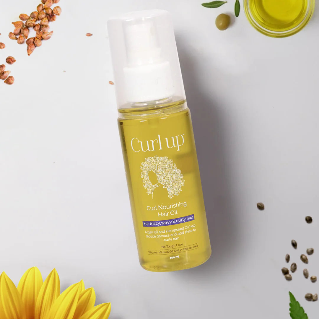 Curl Up Curl Nourishing Hair Oil - photo 2