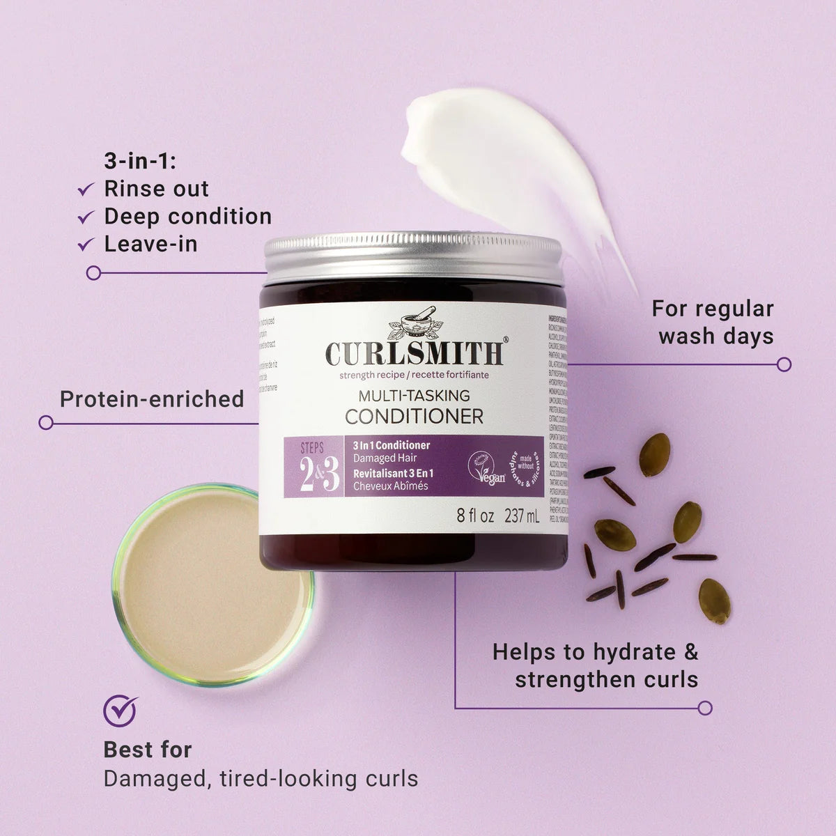 Curlsmith Multi-Tasking Conditioner - photo 2