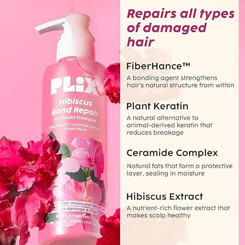 Plix Hibiscus Bond Repair Advanced Shampoo - photo 4