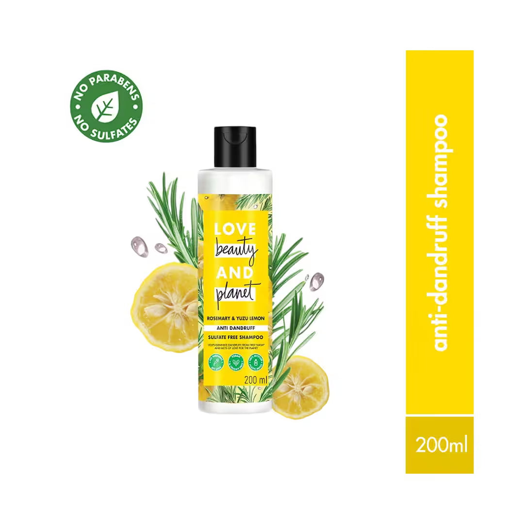 Love Beauty & Planet Rosemary & Yuzu Lemon Anti-Dandruff Shampoo & Conditioner Combo (200ml) - photo 6