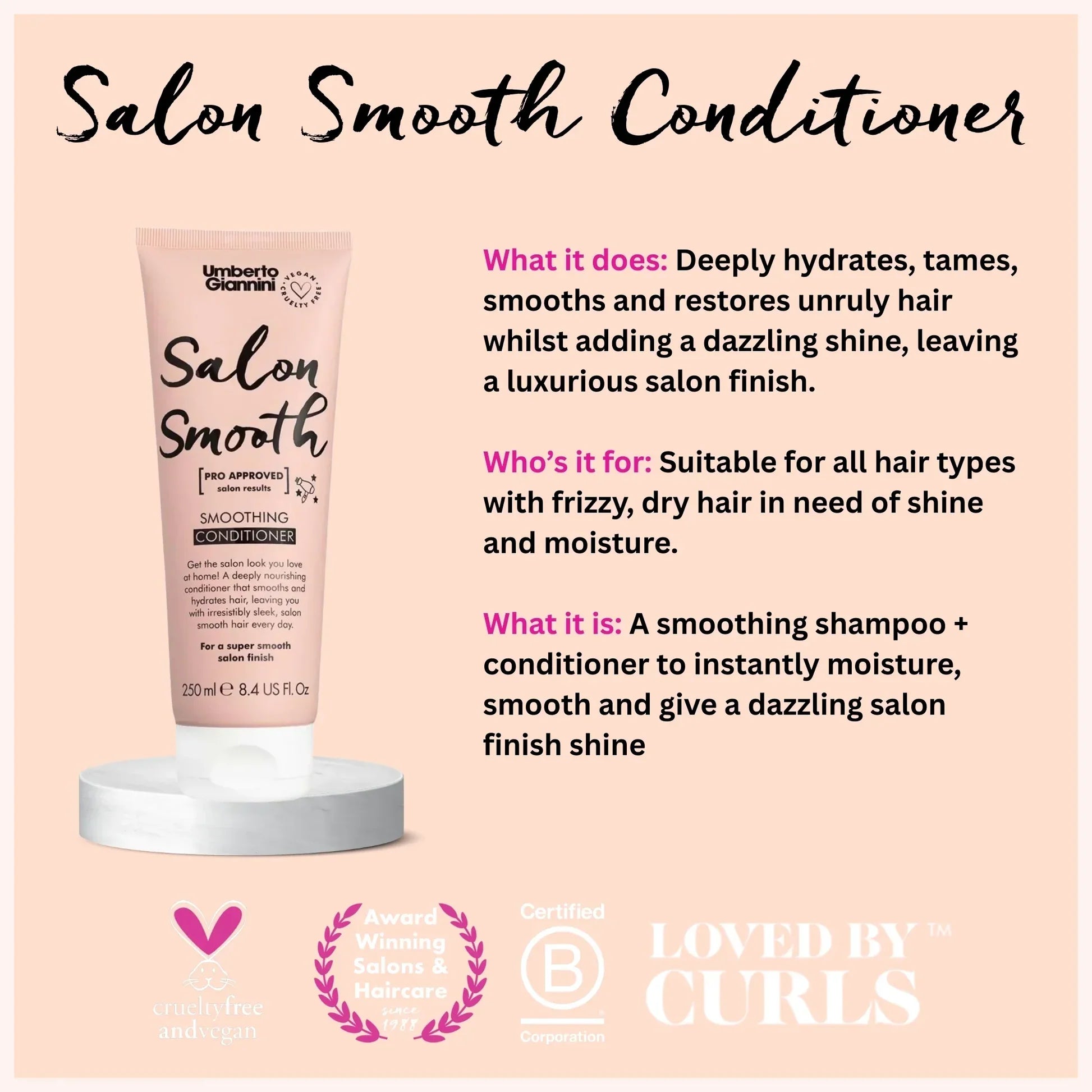 Umberto Giannini Salon Smooth Shampoo - photo 2