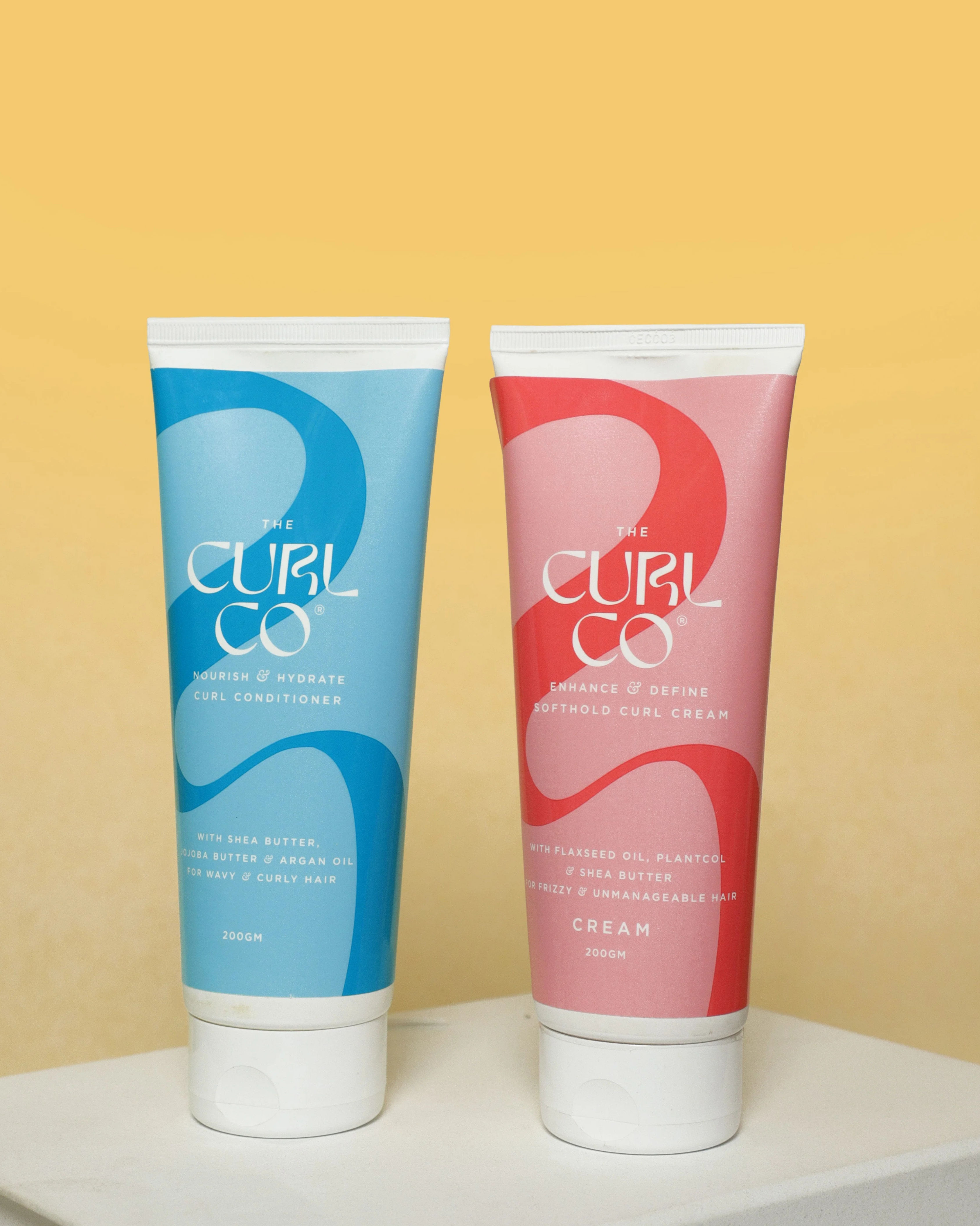 THE CURL CO Curl Conditioner and Curl Cream Bundle