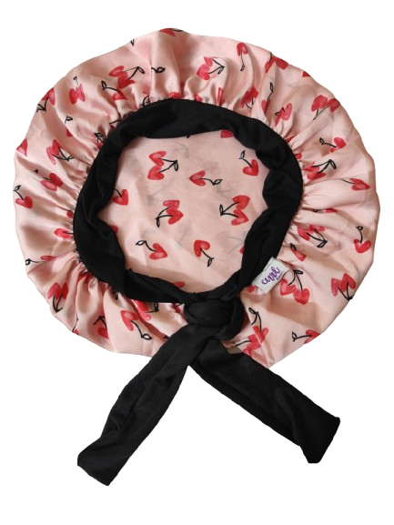 Curl Basics Satin Silk Bonnet - Pink