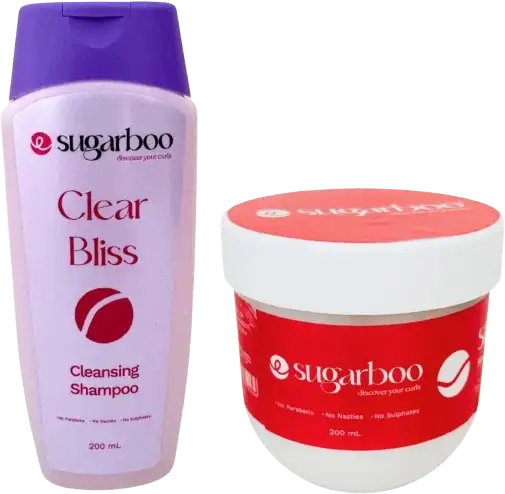 SugarBoo Curls Shampoo & Hydrating Conditioner Set - 200_ML